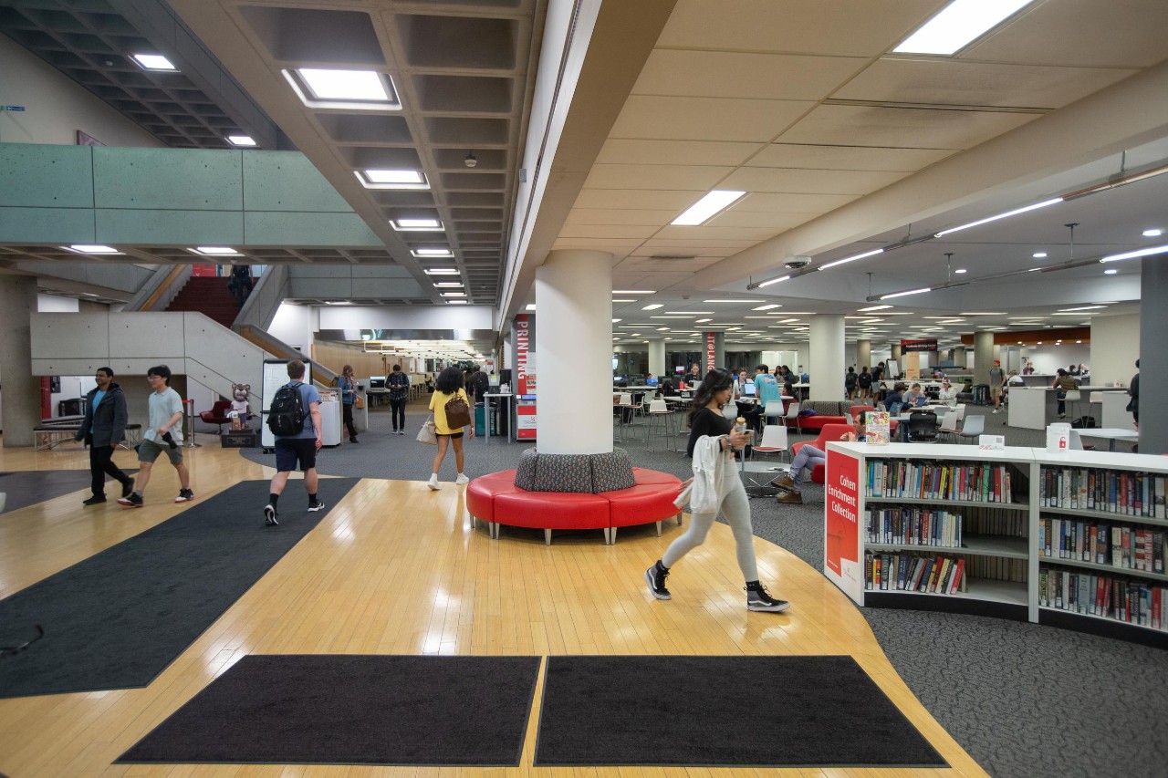 Langsam Library interiors